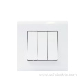 16AX250V 3Gang 2Way Switch White Wide Rocker switches